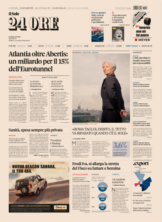 Il Sole 24 ore – Simonetta